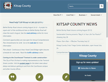 Tablet Screenshot of kitsapgov.com